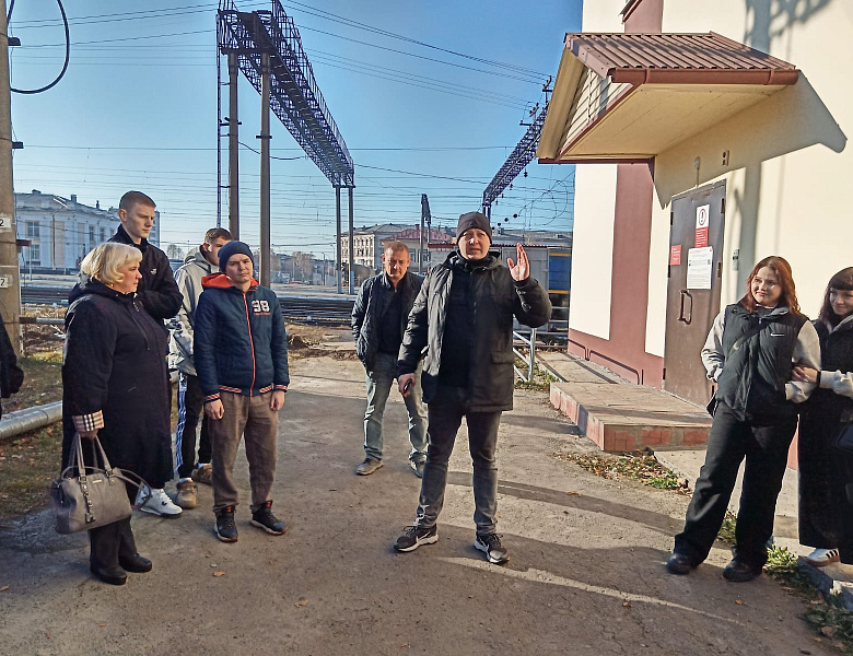 Экскурсия группы 204 на РЖД