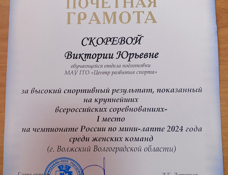 Спортивные успехи обучающихся