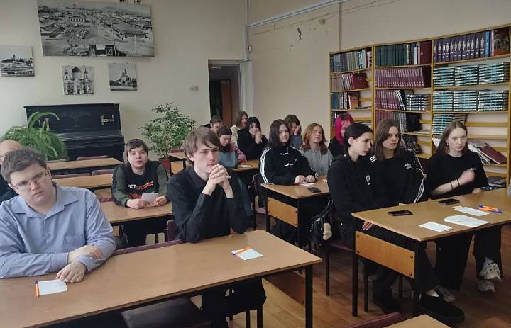 Посещение библиотеке группой 126